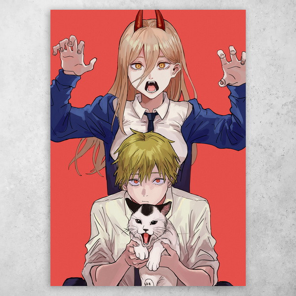 Аніме плакат постер "Людина-бензопила / Chainsaw Man" №11
