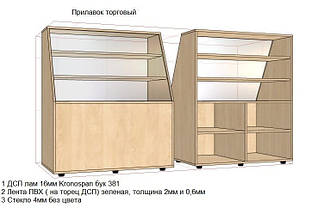 Прилавок торговий