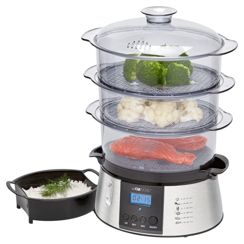 Пароварка Clatronic DG 3547 Inox (800 Вт, Німеччина)
