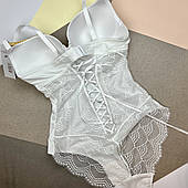 Боді зі шнурівкою і мереживом на спинці, Porlloma, 2-ка