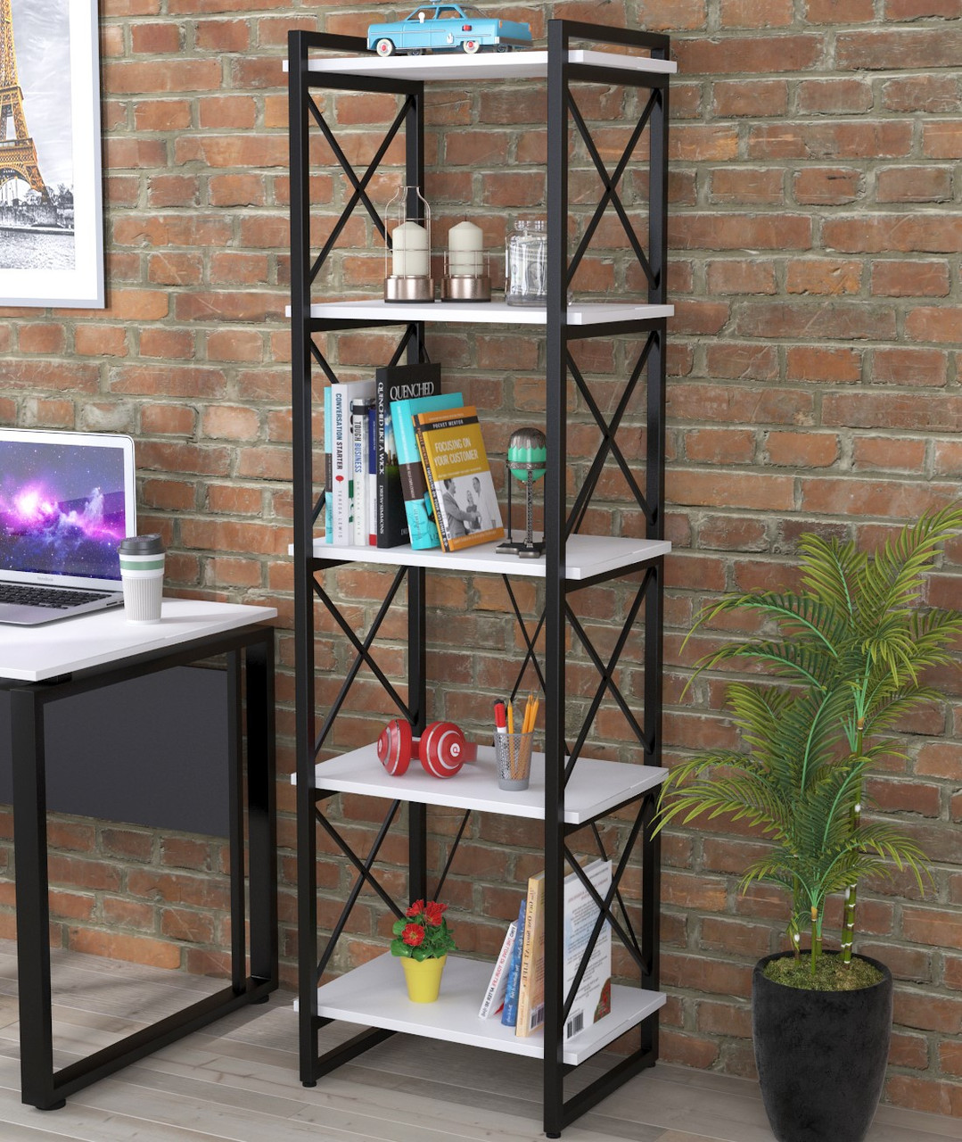 Відкритий стелаж офісний Скіф-5-550 ТМ Loft Design