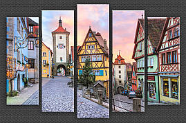 Модульна картина на полотні з 5 частин "Німеччина"