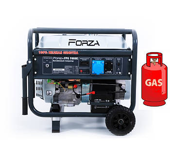Генератор ГАЗ/бензиновий Forza FPG 9800Е 7.0/7.5 кВт з електрозапуском