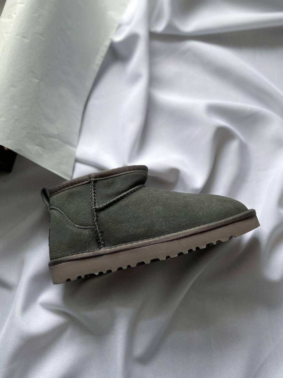 Жіночі черевики UGG Ultra Mini Suede Grey 194715082151, фото 1