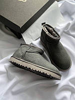 Черевики жіночі UGG Ultra Mini Suede Grey 194715082151