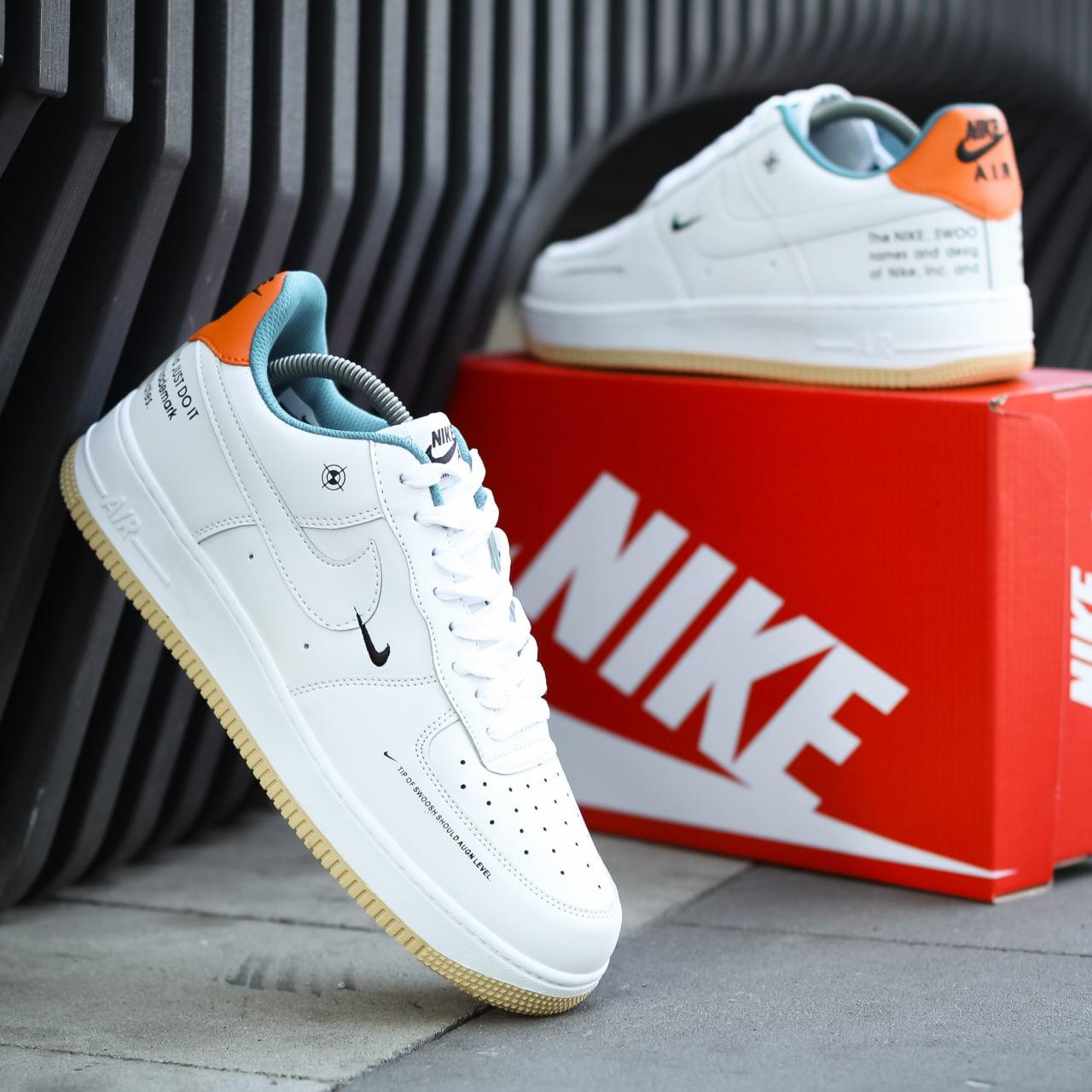 White orange cheap blue nikes