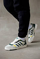 Мужские кроссовки Adidas Drop Step Low White Green Yellow GW9735