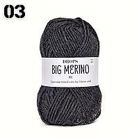 Пряжа Drops Big Merino 03 Графит