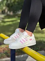 Женские кроссовки Adidas Forum 84 Low Beige Pink ALL10311