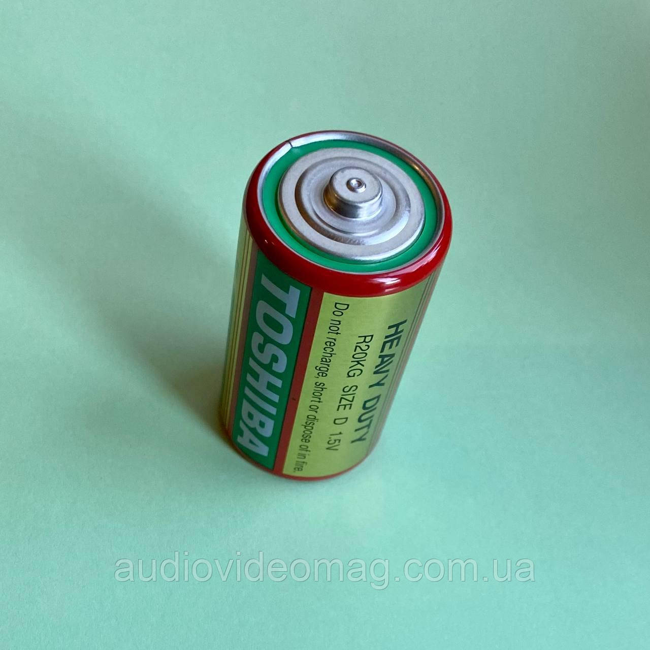 Купить Батарейка Toshiba R20 (тип D) солевая 1.5V: продажа, цена в ...