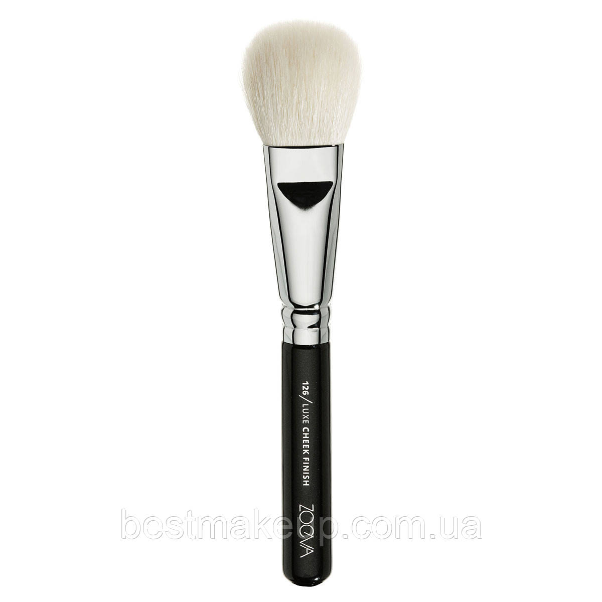 Пензель 126 Luxe Cheek від ZOEVA в індивідуальному силіконовому чохлі 