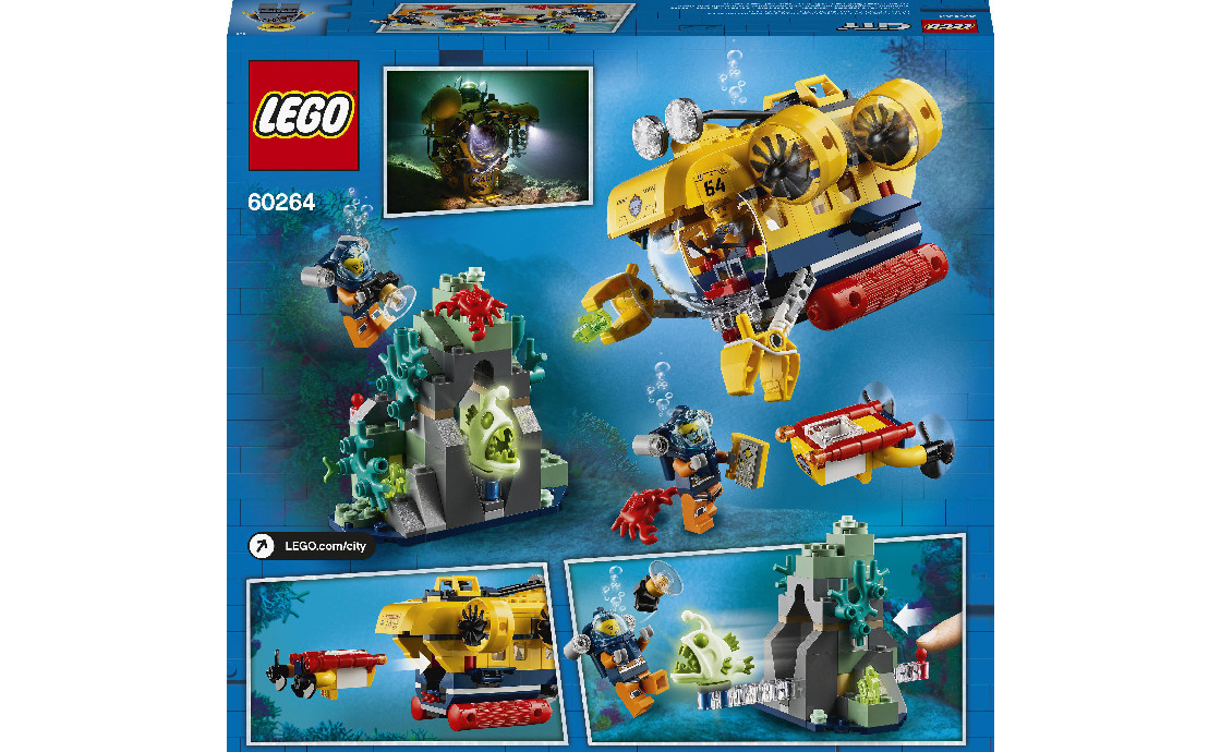 Купить Конструктор Лего LEGO City Океан: разведывательная подводная ...