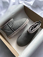 Женские ботинки UGG Ultra Mini Suede Grey 194715082151 36