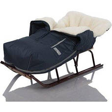 Зимовий чохол-трансформер Trend Тренд на овчині в коляску, конверт на санки 100% овчина, фото 5