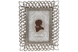 Рамка для фотографії прямокутна 23см, колір - сталевий, розмір фото - 10*15см