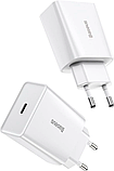 Мережевий зарядний пристрій Baseus Speed Mini Quick Charger 1C 20 W EU white (CCFS-SN02), фото 6