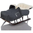 Зимовий чохол-трансформер Trend Тренд на овчині в коляску, конверт на санки 100% овчина, фото 7