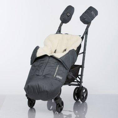 Зимовий чохол-трансформер Trend Тренд на овчині в коляску, конверт на санки 100% овчина, фото 1