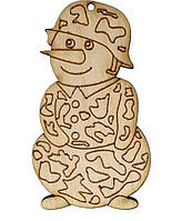 Заготовка з фанери "Сніговик" арт В-0230