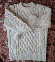 Женский вязаный свитер, ручная работа