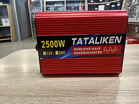 Інвертор 12V-220V TATALIKEN 2500W чиста синусоїда (DC 12V — AC 220V)