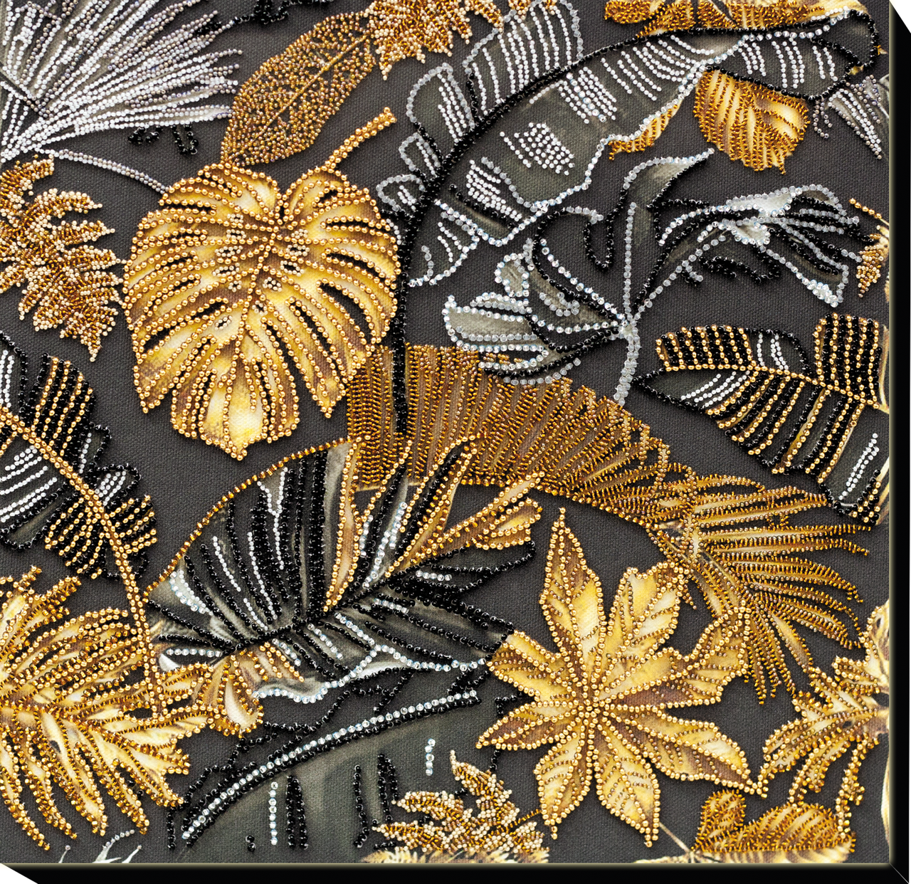 Набір для вишивки бісером Золоті тропіки (30 х 30 см) Абрис Арт AB-795, фото 1