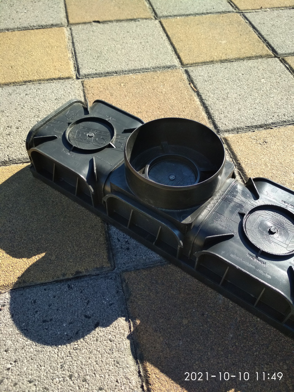 Патрубок до пластикового водовідводу під каналізаційну трубу Д100 ...