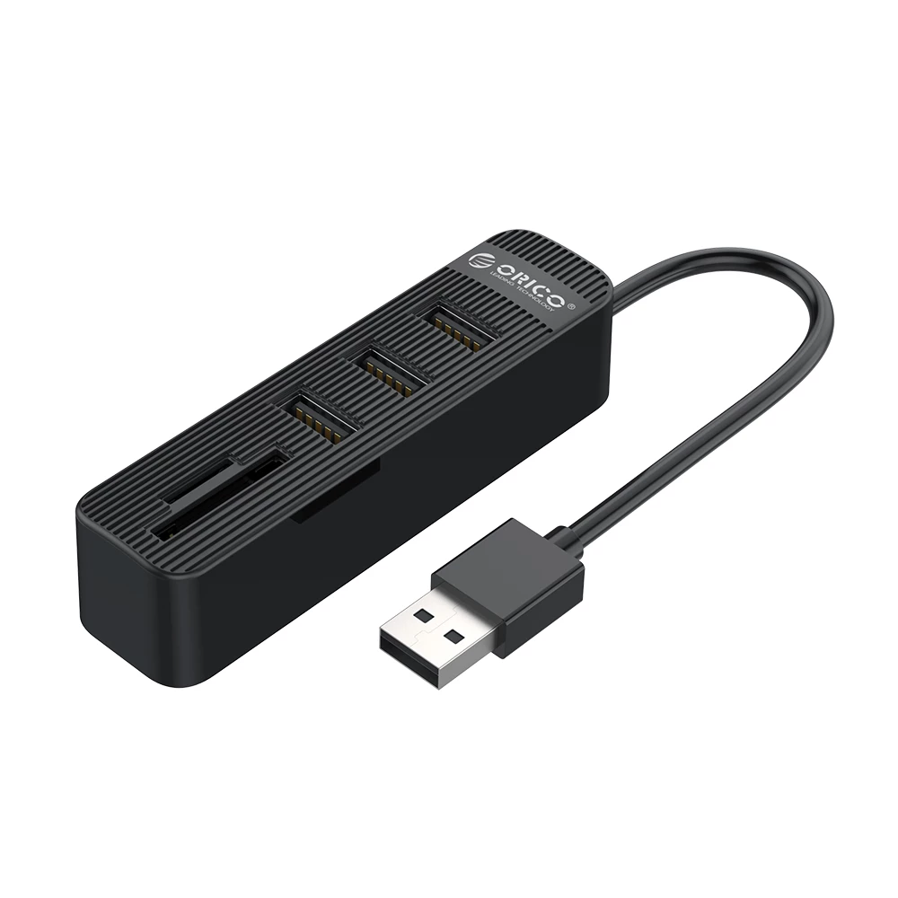 5-в-1 USB 2.0 Hub с Card Reader ORICO с Кабелем 0.15 М 3 Порта USB 2.0 ...