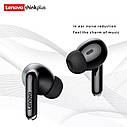 Оригінальні бездротові навушники Lenovo XT88 thinkplus TWS із зарядним боксом. Чорні., фото 3