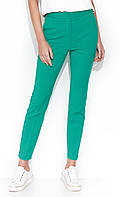 Жіночі звужені до низу брюки зеленого кольору. Модель Adoncia Zaps. Колекція весна-літо