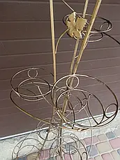 Підставка кована для квітів "спіраль" на 10 вазонів, фото 2