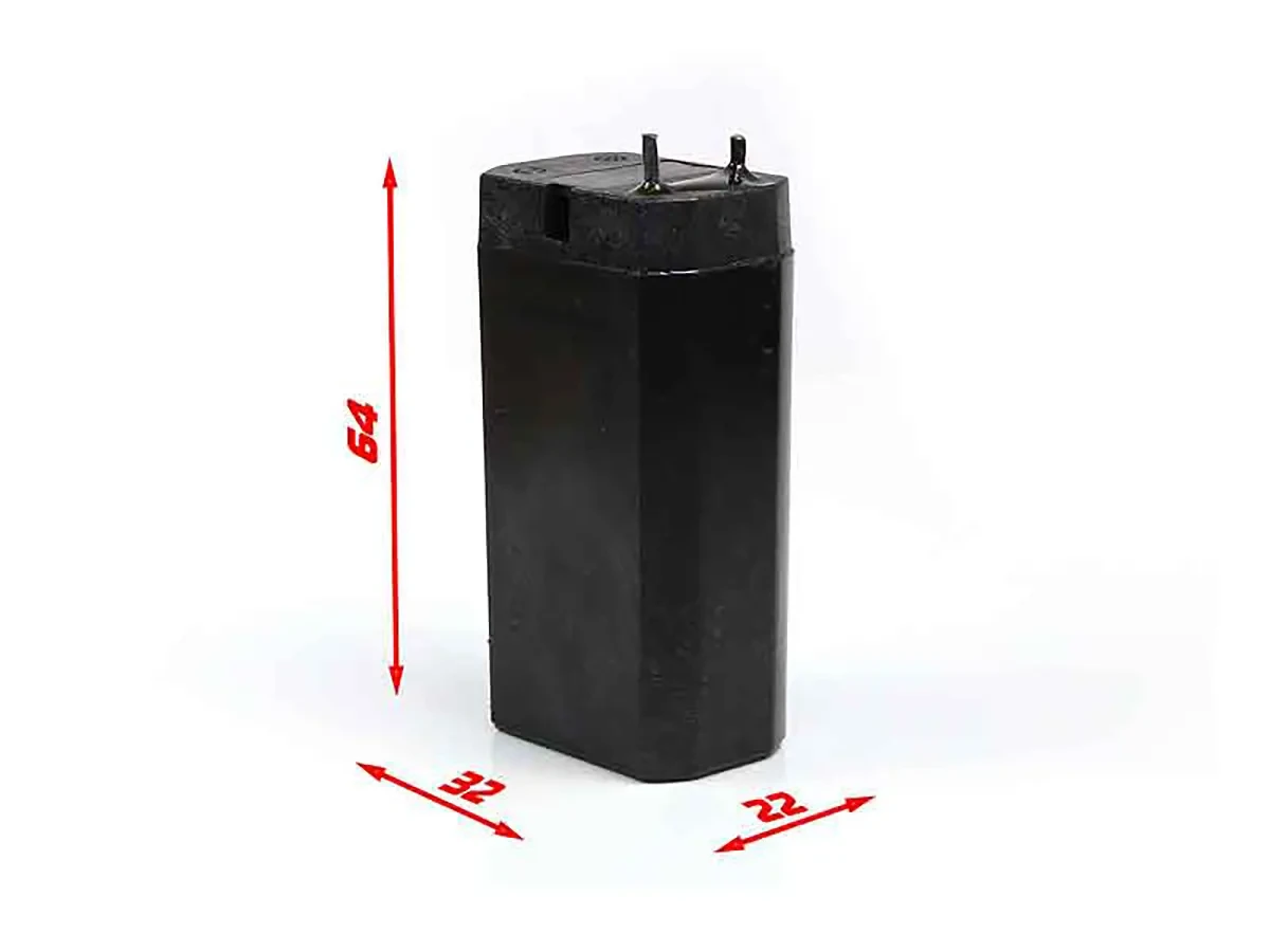 Акумуляторна батарея 0,8Ач 33х22х64 188 300шт 8558