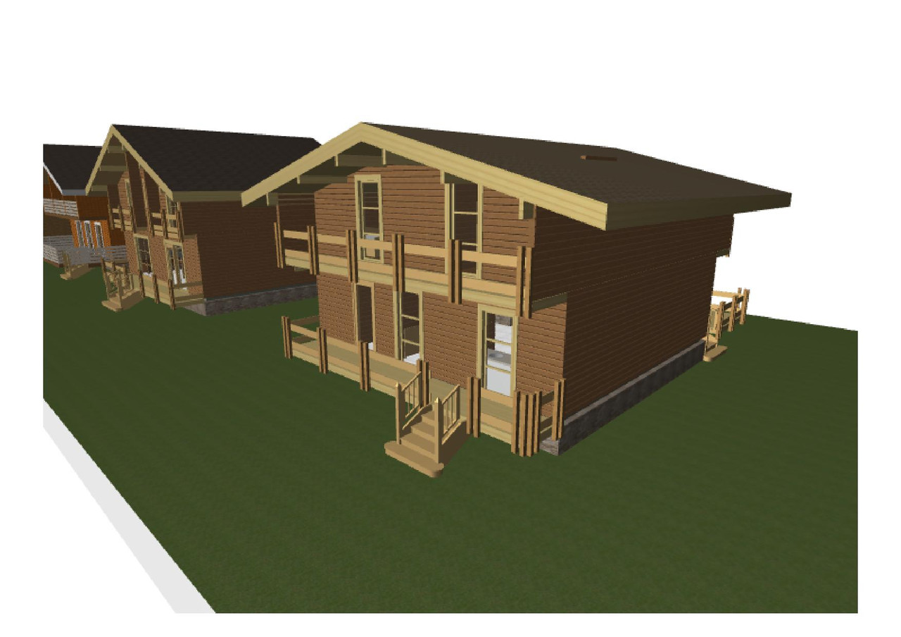 Дерев'яні будинки для бази відпочинку від виробника Thermowood Production Ukraine