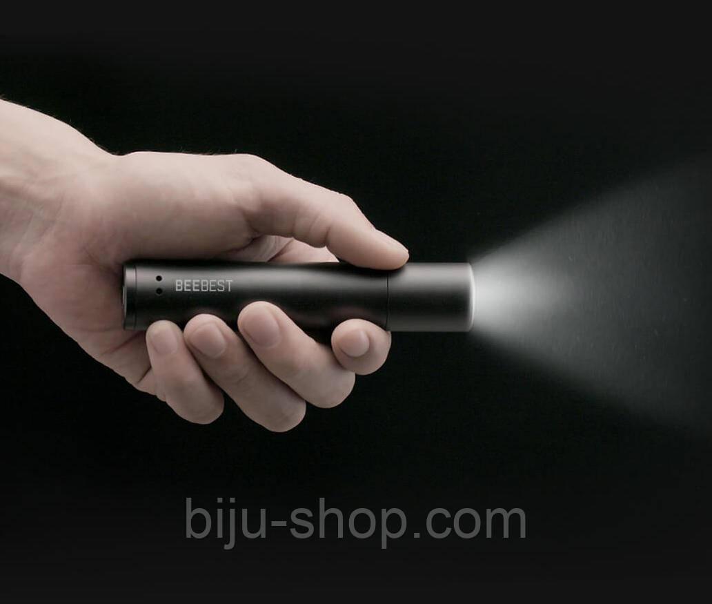 Ліхтарик Xiaomi BEEBEST Zoom Flashlight (Black) 2600 мА·год, 1000 люменів, режими X3