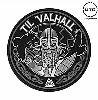 Нашивка Til Valhall PVC Grey/Black
