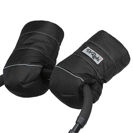 Теплі зимові рукавички DoRechi на флісі для колясок, для санок / муфта на коляску для батьків, фото 1