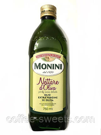 Monini олія оливкова Extra Vergine Nettare d Oliva 750 мл, фото 2