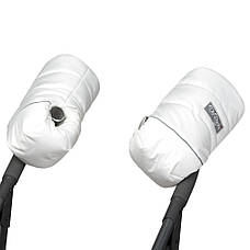 Теплі зимові рукавички DoRechi на флісі для колясок, для санок / муфта на коляску для батьків, фото 2