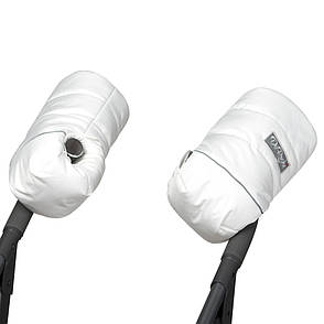 Теплі зимові рукавички DoRechi на овчинці для колясок, для санок / муфта на коляску для батьків, фото 2