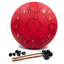 Глюкофон Fzone STD12I13N Red STEEL TONGUE DRUM