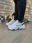 Чоловічі кросівки Nike M2K Tekno Essential White Black (білі з чорним) весняні спортивні кроси KVDart0077 топ, фото 5