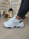 Чоловічі кросівки Nike M2K Tekno Essential White Black (білі з чорним) весняні спортивні кроси KVDart0077 топ, фото 10