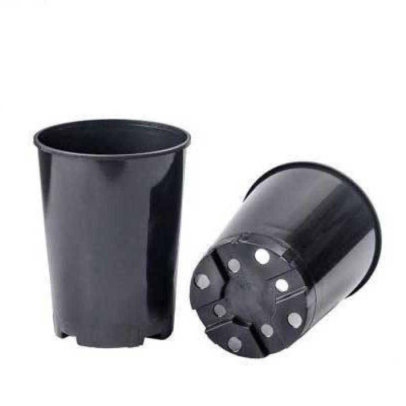 Горщики круглі чорні - 16*20.5 см - 3 л (R3)