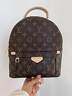 Женский стильный рюкзак LV Backpack Brown beige (коричневый) BONO4115 красивый небольшой городской топ