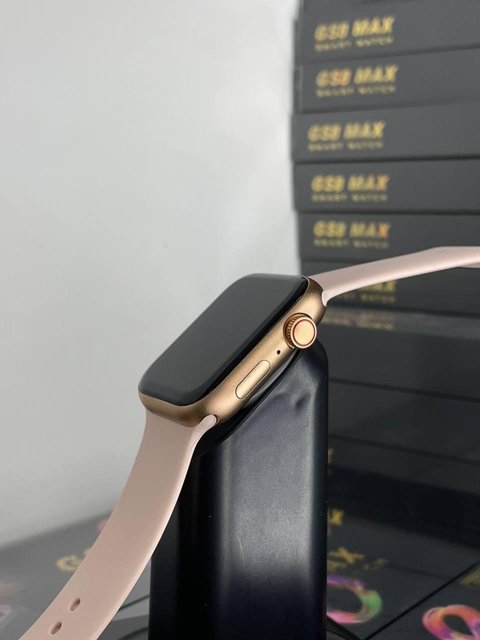 Смарт Часы с Украинским Языком GS8 MAX (золотистые) ОЭ1228 Маленькая ...