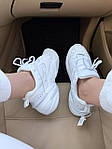 Чоловічі кросівки Nike M2K White (білі) низькі стильні кросівки N004 Найк топ, фото 2