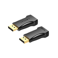 Видео переходник Vention Display Port (DP) на HDMI 4K@60Hz (Full HD) Черный HBPB0