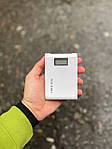 Повербанк Power bank JWL 658 13000 для заряджання телефона (білий) ОЕ746 портативний зарядний пристрій топ, фото 4