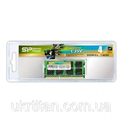 Модуль Памяти для Ноутбука SoDIMM DDR3L 4GB 1600 MHz Silicon Power ...