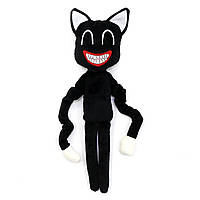 Мягкая игрушка Картун Кэт Cartoon Cat Мультяшный Кот черный 32*12*10 см